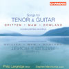 Review of Britten; Dowland;  Maw Songs for Tenor and Guitar