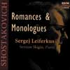 Review of Shostakovich Romances & Monologues for Bass & Piano