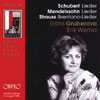 Review of Mendelssohn; Schubert; Strauss, R Lieder