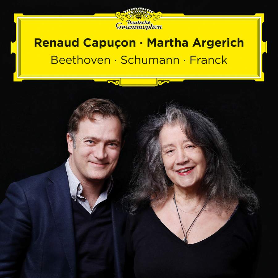 486 3533. BEETHOVEN; FRANCK; SCHUMANN Violin Sonatas (Martha Argerich)