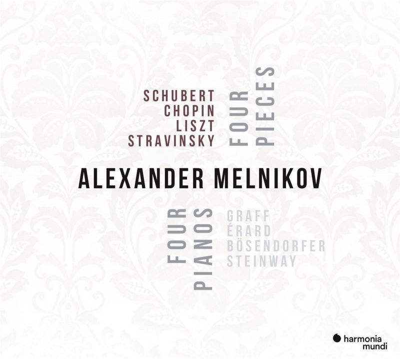 HMM90 2299. Alexander Melnikov : Four Pieces, Four Pianos