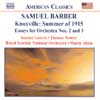 Review of Barber Knoxville: Summer of 1915, Op 24; Toccata Festiva, Op 24