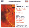 Review of Corigliano (The) Red Violin Caprices; Thomson Three Portraits