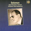 Review of Solomon plays Schumann and Brahms