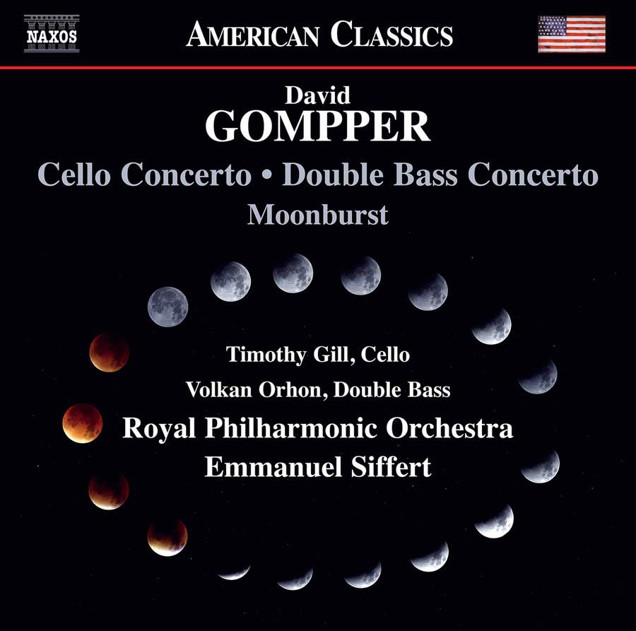 Review of GOMPPER Cello Concerto. Double Bass Concerto. Moonburst