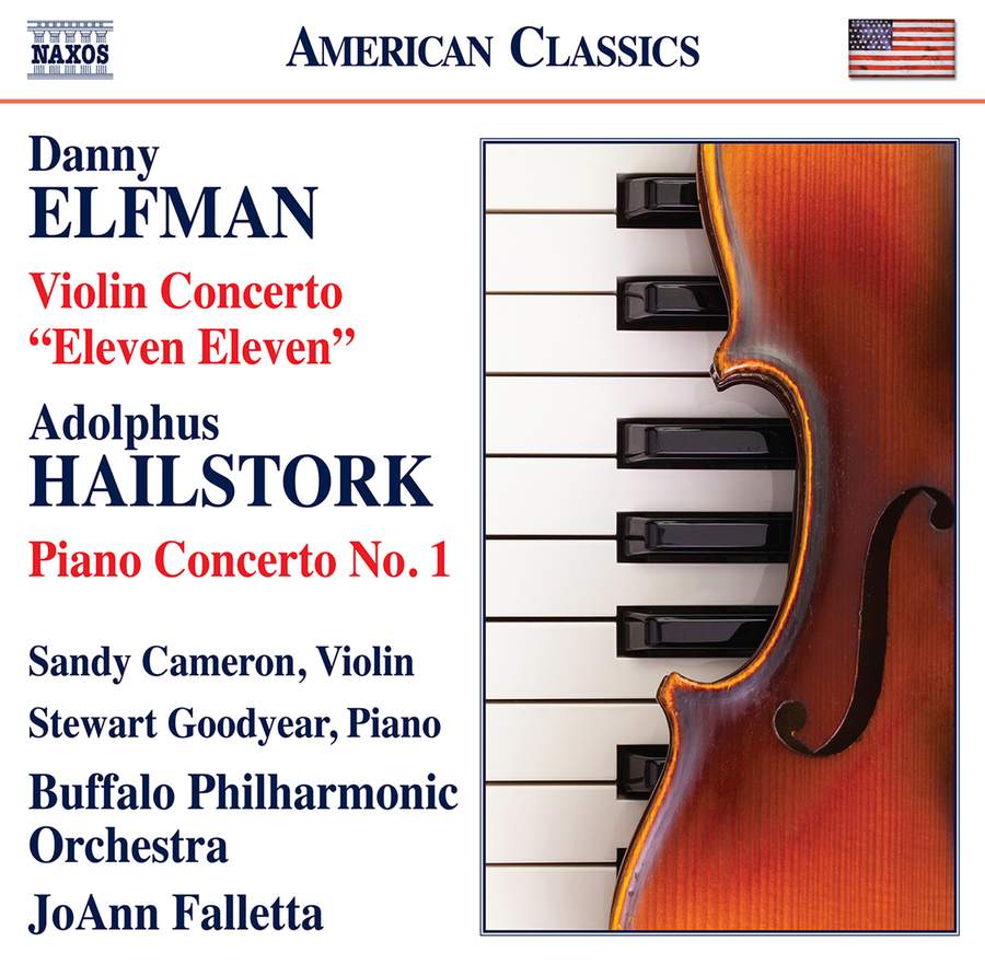 Review of ELFMAN Violin Concerto 'Eleven Eleven' HAILSTORK Piano Concerto No 1