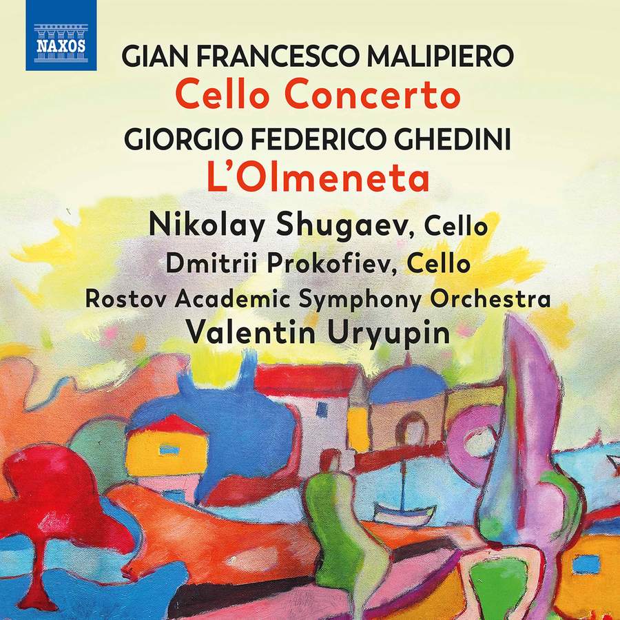 8 574393. GHEDINI L'Olmeneta MALIPIERO Cello Concerto