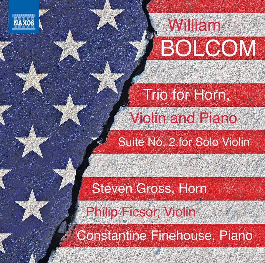Review of BOLCOM Trio For Horn, Violin and Piano. Suite No 2 For Solo Violin