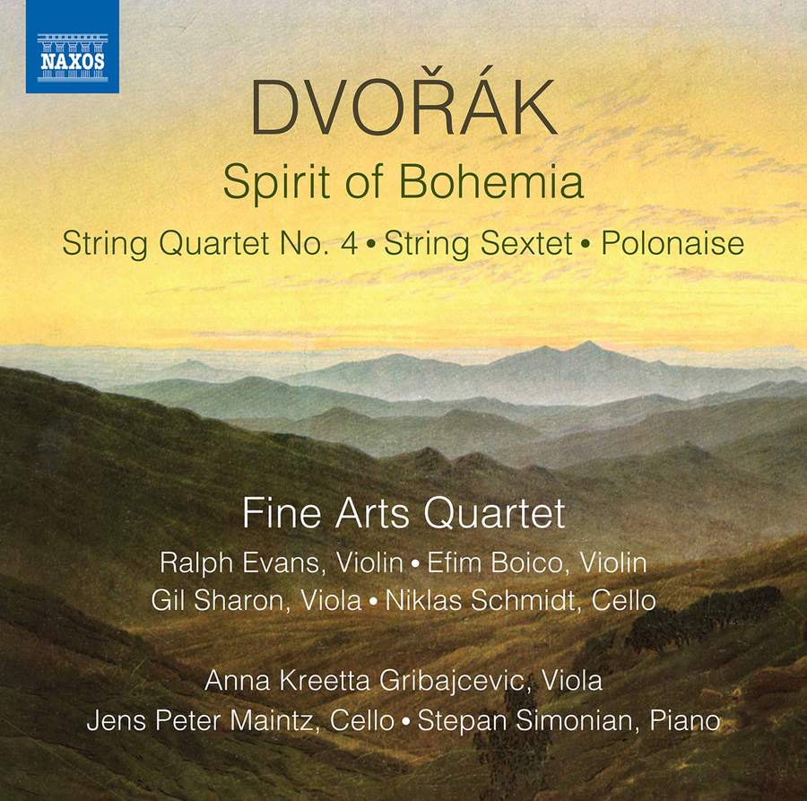 8 574205. DVORÁK Spirit of Bohemia (Fine Arts Quartet)