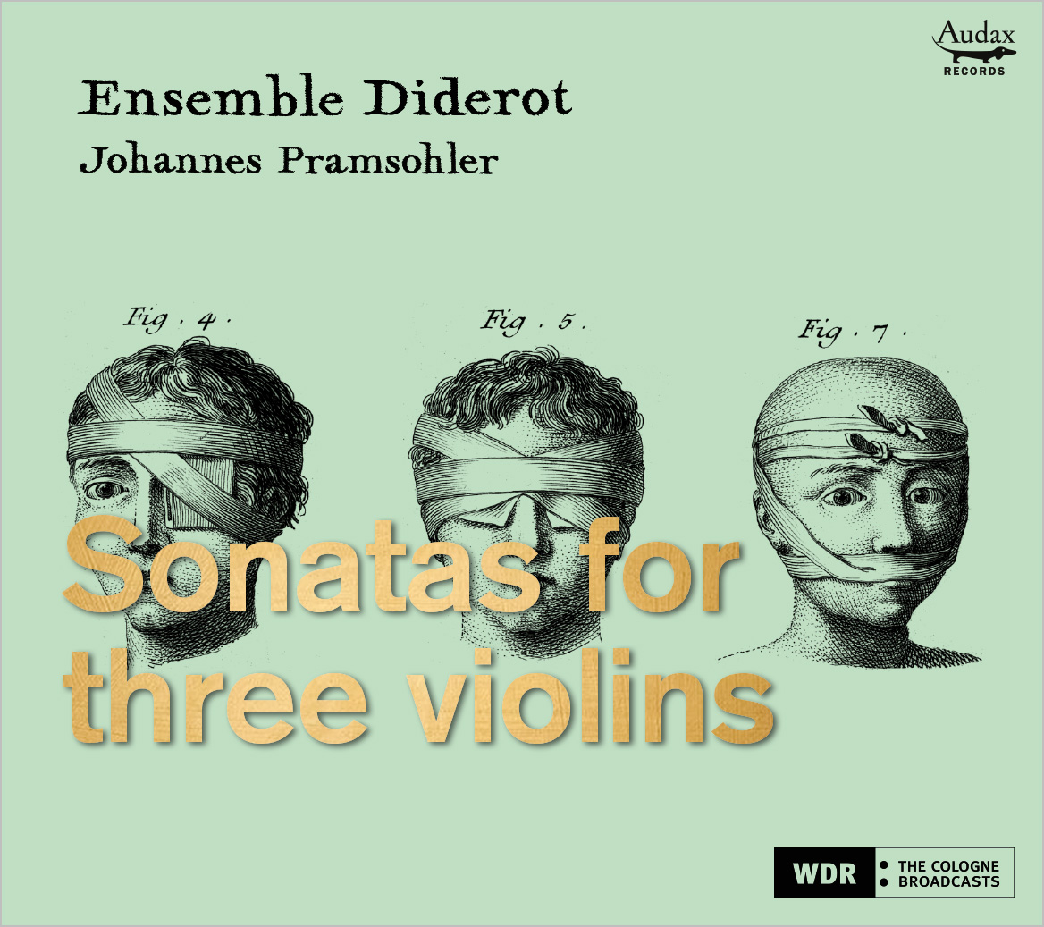 ADX13729. Sonatas for Three Violins (Ensemble Diderot)