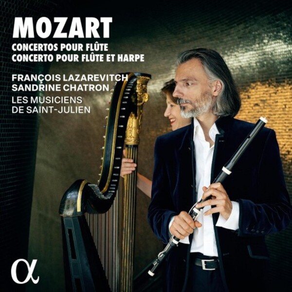 Review of MOZART Flute Concertos. Concerto for Flute and Harp (François Lazarevitch)