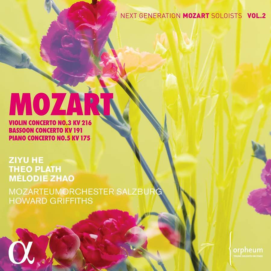 ALPHA795. MOZART Concertos for Violin, Bassoon & Piano