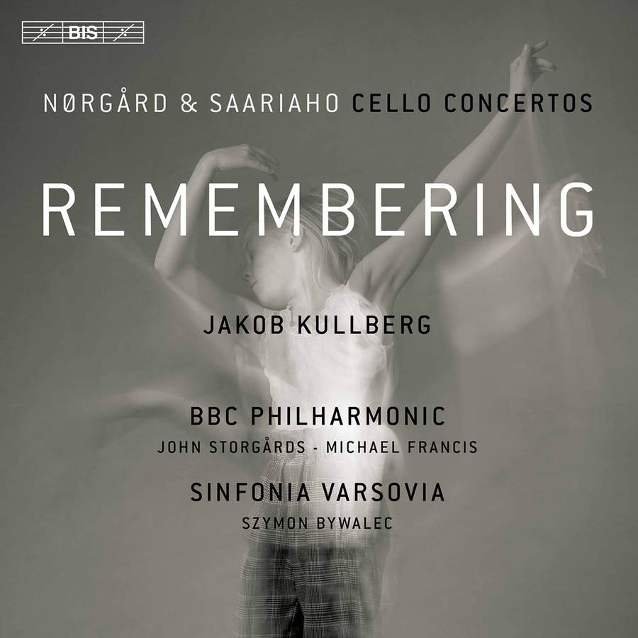 BIS2602. NØRGÅRD; SAARIAHO 'Remembering' Cello Concertos (Jakob Kullberg)