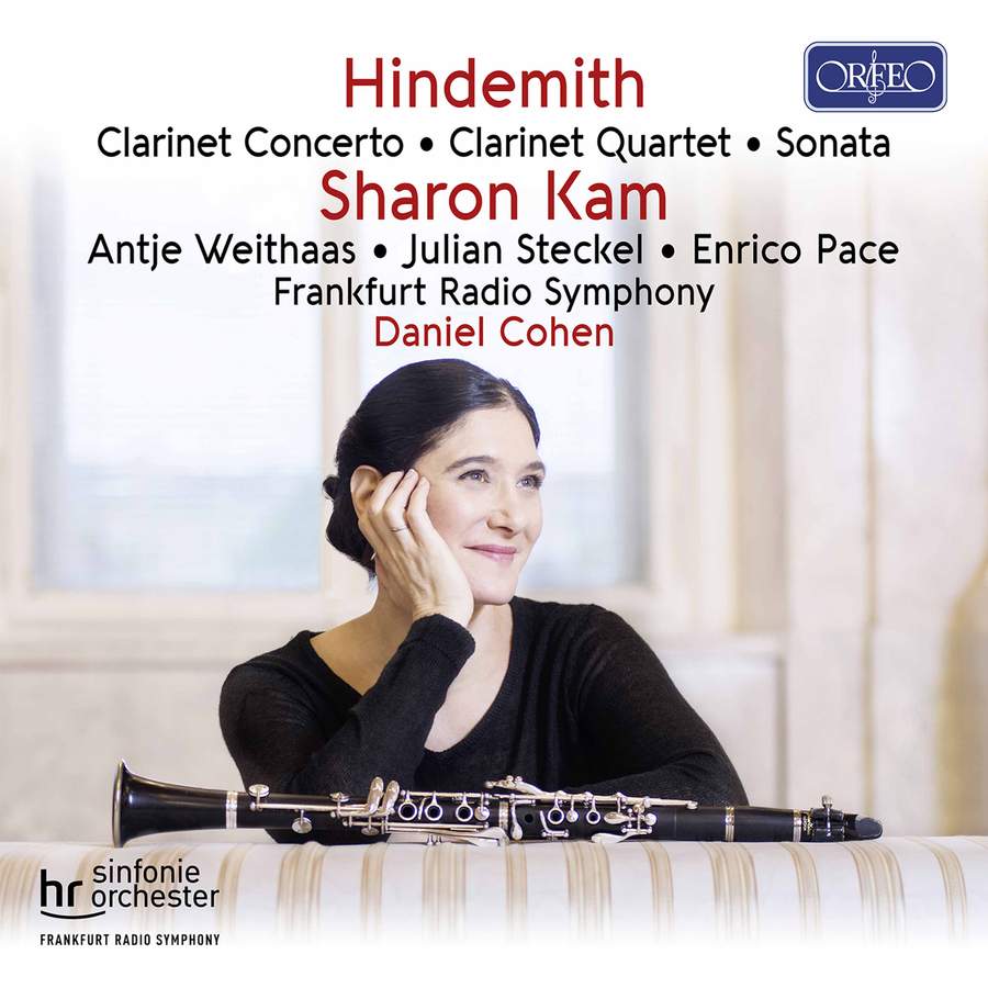 C210041. HINDEMITH Clarinet Concerto. Clarinet Quartet. Clarinet Sonata (Sharon Kam)