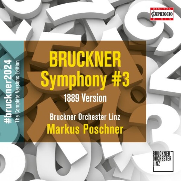 C8088. BRUCKNER Symphony No 3 (1889 ed. Poschner)