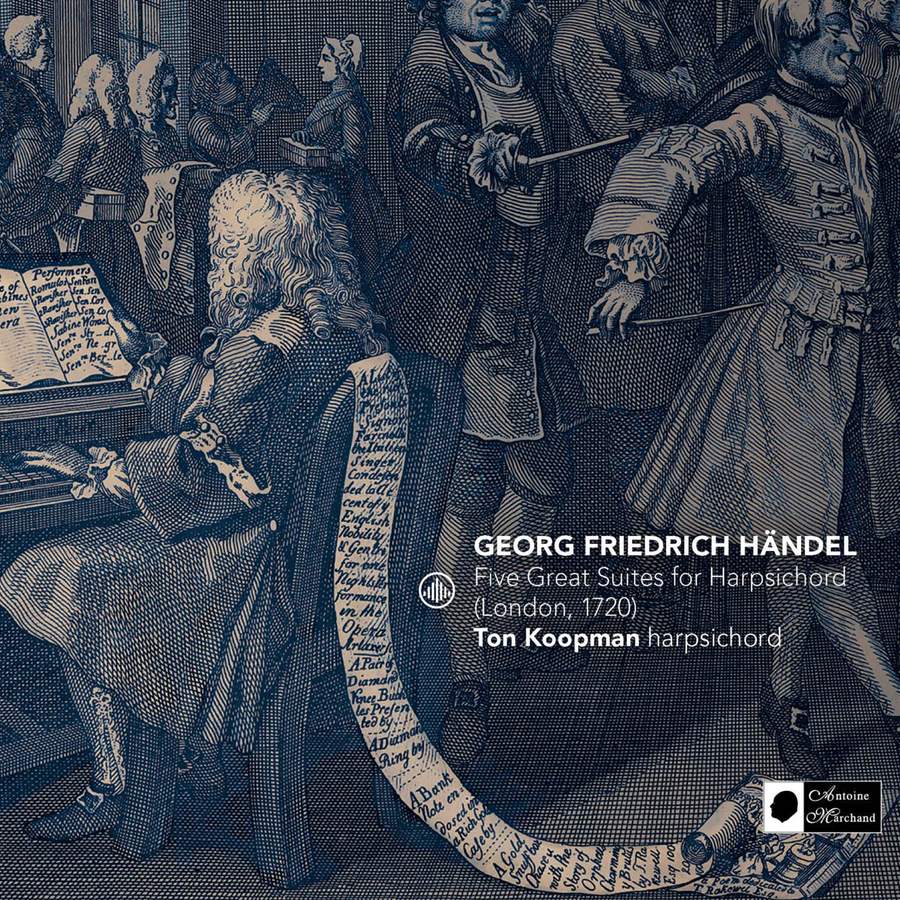 Review of HANDEL Five Great Suites for Harpsichord (Ton Koopman)