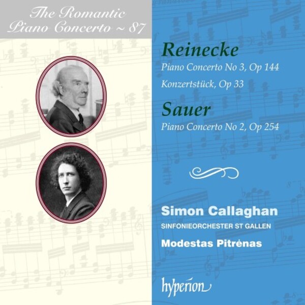 Review of REINECKE; SAUER Piano Concertos (Simon Callaghan)