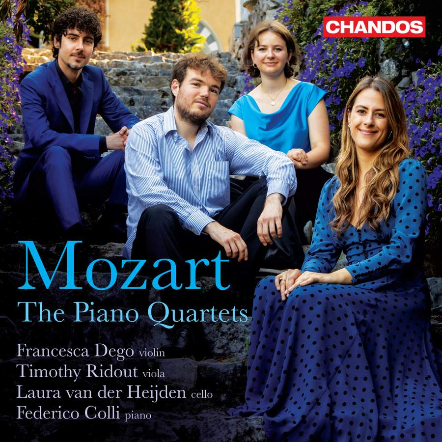 CHAN20179. MOZART Piano Quartets (Dego, Ridout, van der Heijden, Colli)