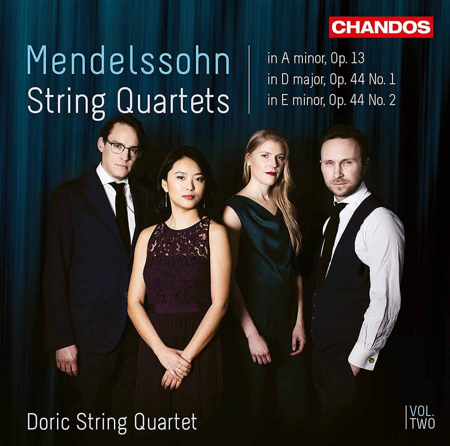 Review of MENDELSSOHN String Quartets, Vol 2 (Doric String Quartet)