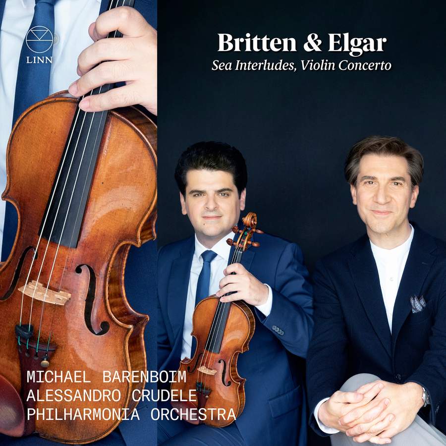 Review of BRITTEN Four Sea Interludes from Peter Grimes ELGAR Violin Concerto (Michael Barenboim)