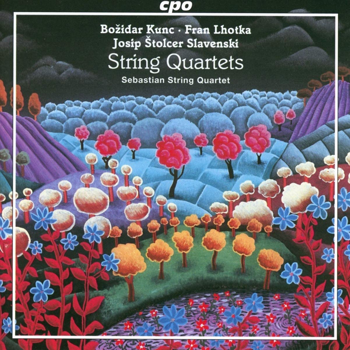 CPO555 297-2. KUNC; LHOTKA; SLAVENSKI String Quartets