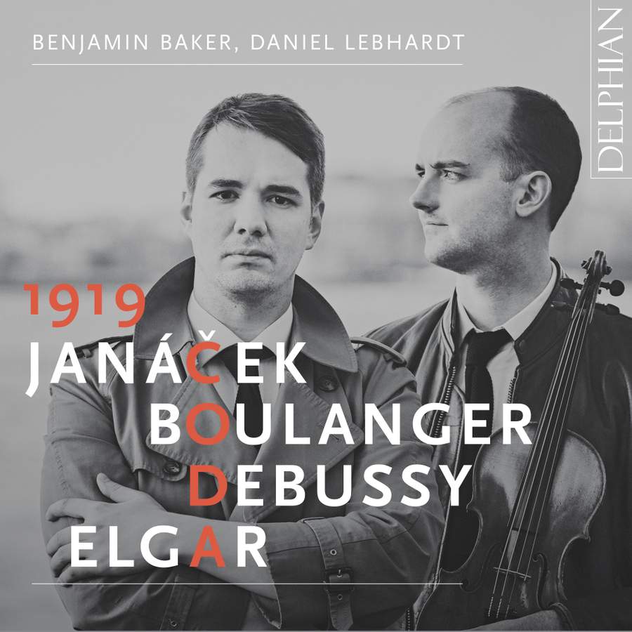 DCD34288. 1919: CODA - Janacek, Boulanger, Debussy, Elgar