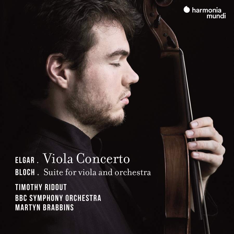 HMM90 2618. ELGAR Viola Concerto BLOCH Suite for Viola and Orchestra (Timothy Ridout)