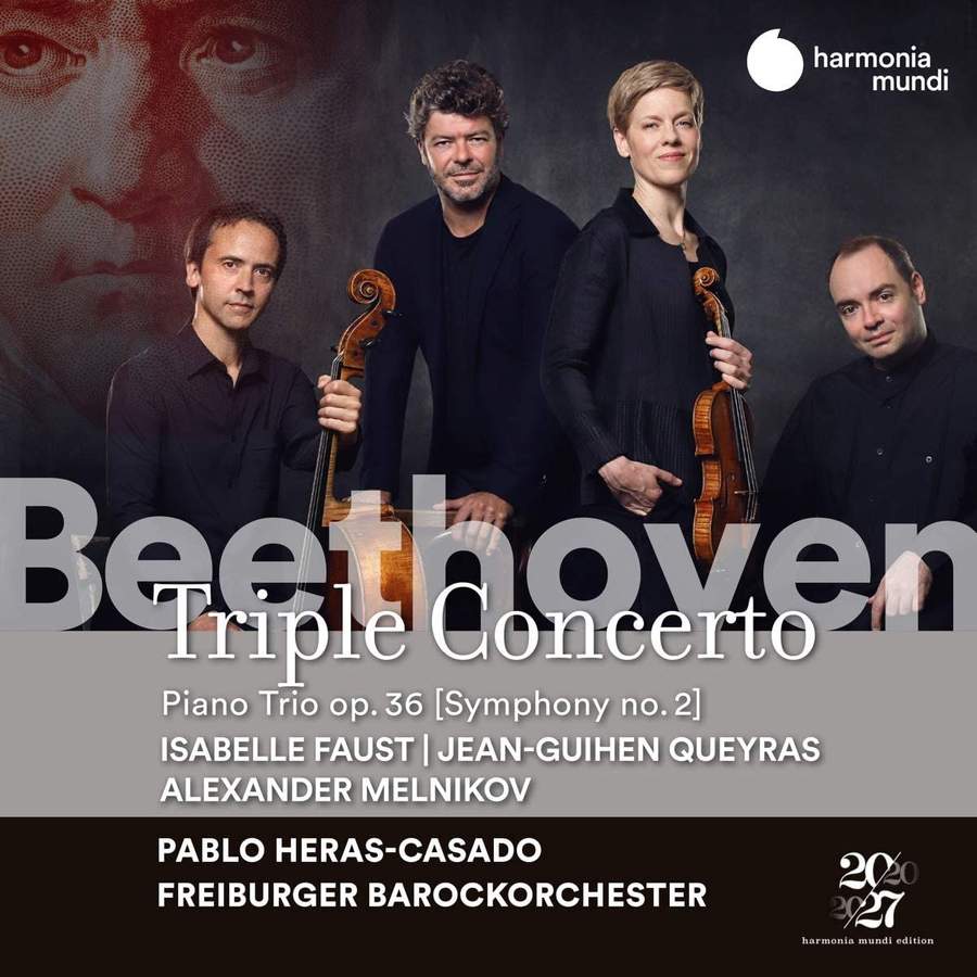 HMM90 2419. BEETHOVEN Triple Concerto. Trio Op 36 (arr of Symphony No 2)