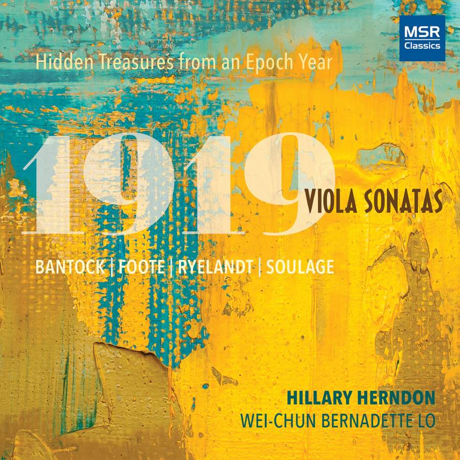 Review of 1919 Viola Sonatas - Hidden Treasures from an Epoch Year (Hillary Herndon)