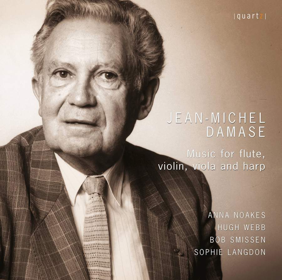 Review of DAMASE Music For Flute, Violin, Viola and Harp