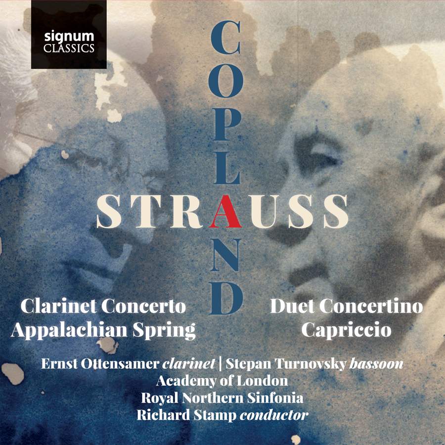 Review of COPLAND Clarinet Concerto STRAUSS Duet-Concertino