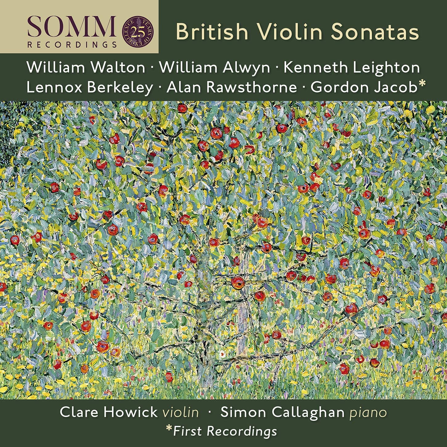 SOMMCD0610. British Violin Sonatas (Clare Howick)