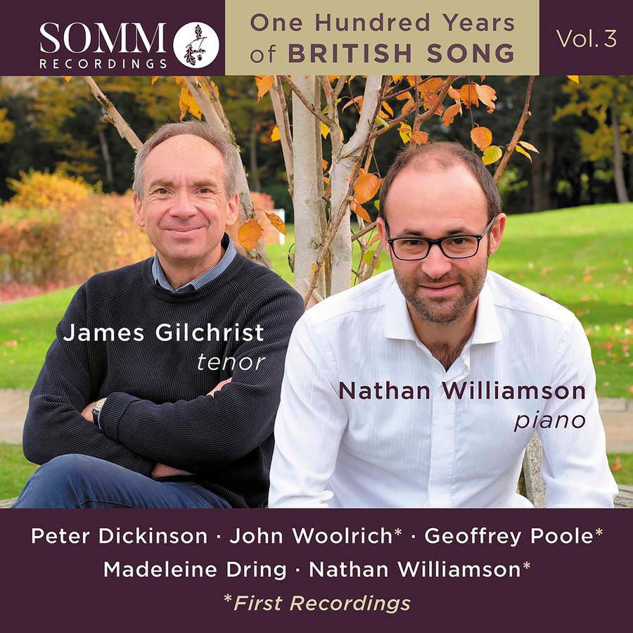 SOMMCD0646. James Gilchrist: One Hundred Years of British Song vol 3