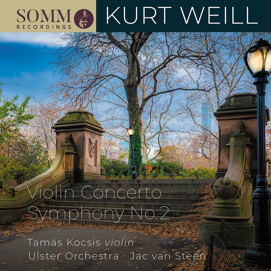 SOMMCD280. WEILL Symphony No 2. Violin Concerto (Tomás Kocsis)