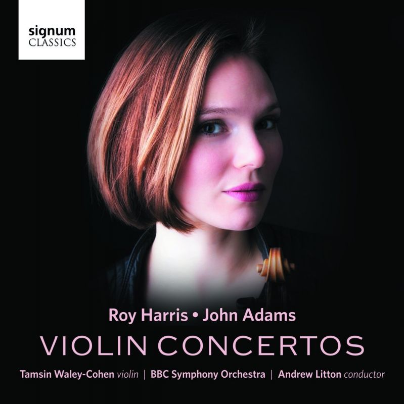 SIGCD468. ADAMS; HARRIS Violin Concertos