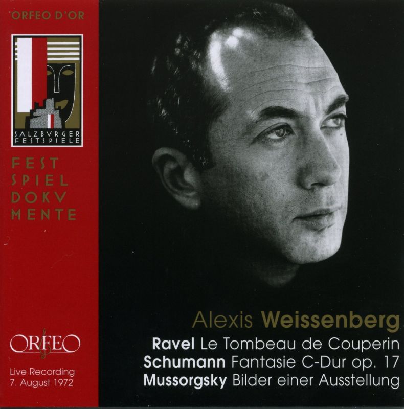 Review of Alexis Weissenberg plays Ravel, Schumann & Mussorgsky