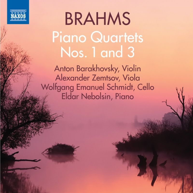 8 572798. BRAHMS Piano Quartets Nos 1 & 3
