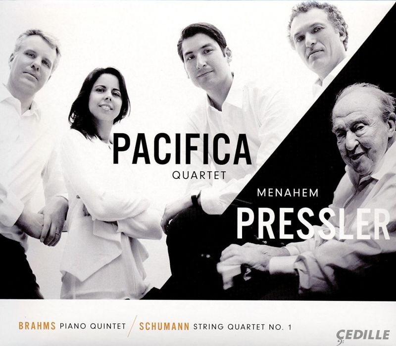 Review of BRAHMS Piano Quintet. SCHUMANN String Quartet No 1