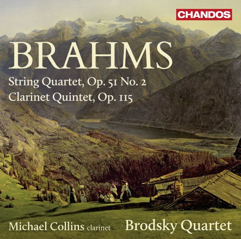 CHAN10817. BRAHMS String Quartet No 2. Clarinet Quintet
