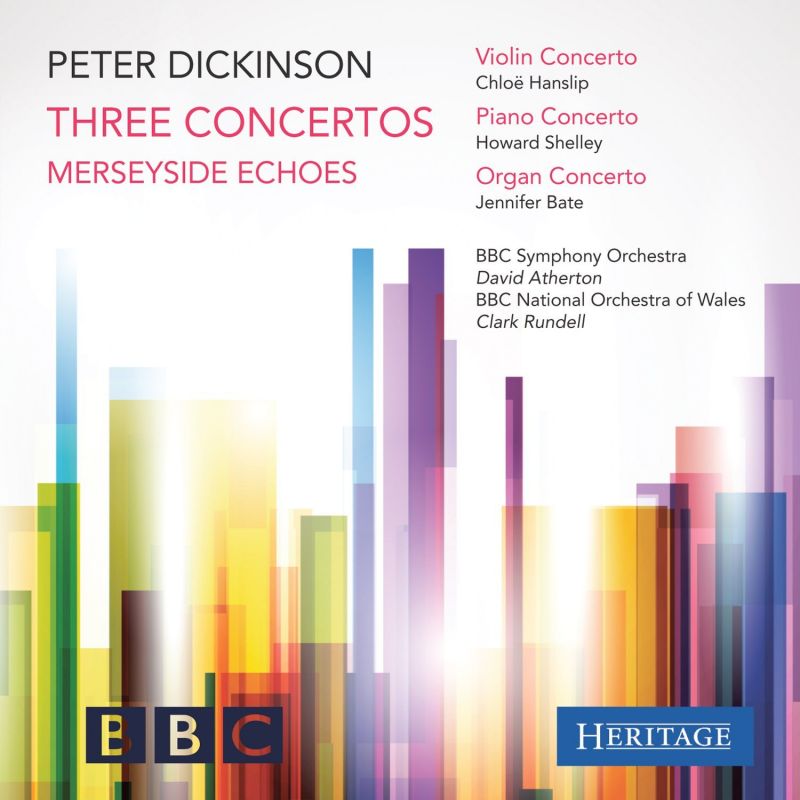 Review of DICKINSON Violin, Piano and Organ Concertos. Merseyside Echoes