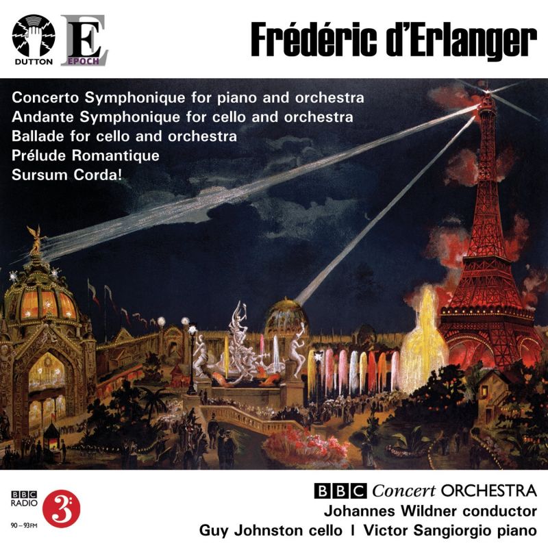 CDLX7300. d'ERLANGER Concerto Symphonique. Johannes Wildner