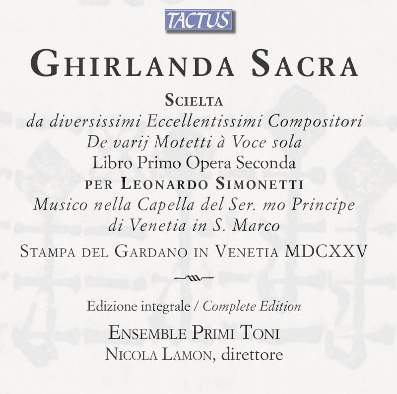 Review of Ghirlanda Sacra Venezia, 1625