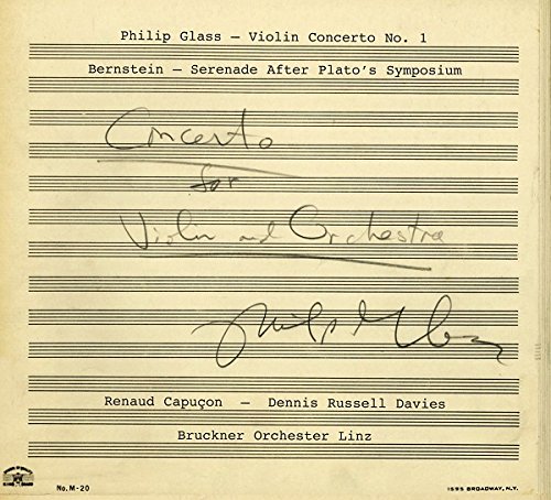 Review of GLASS Violin Concerto BERNSTEIN Serenade after Plato’s Symposium