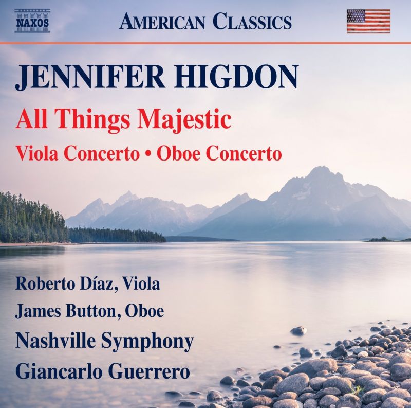 Review of HIGDON All Things Majestic. Oboe Concerto. Viola Concerto