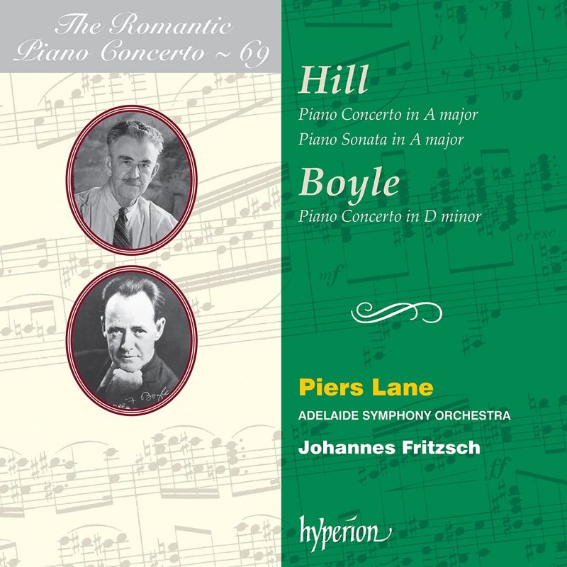 CDA68135. HILL; BOYLE Piano Concertos
