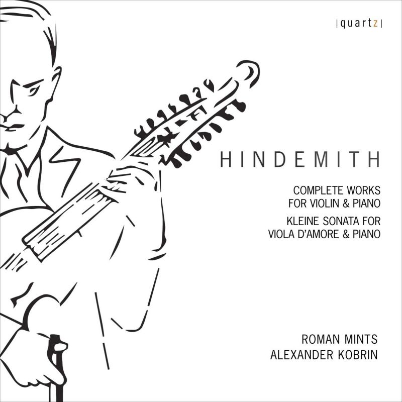 QTZ2132. HINDEMITH Complete works for violin and piano
