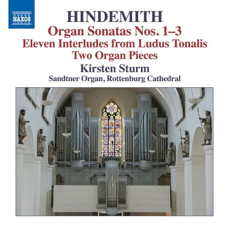 8 573194. HINDEMITH Organ Sonatas. 2 Organ Pieces
