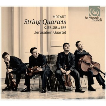 HMC90 2076. MOZART String Quartets Nos 4, 17 & 22. Jerusalem Quartet