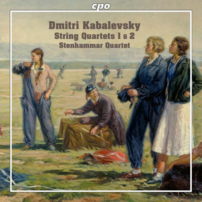 CPO555 006-2. KABALEVSKY String Quartets 1 & 2