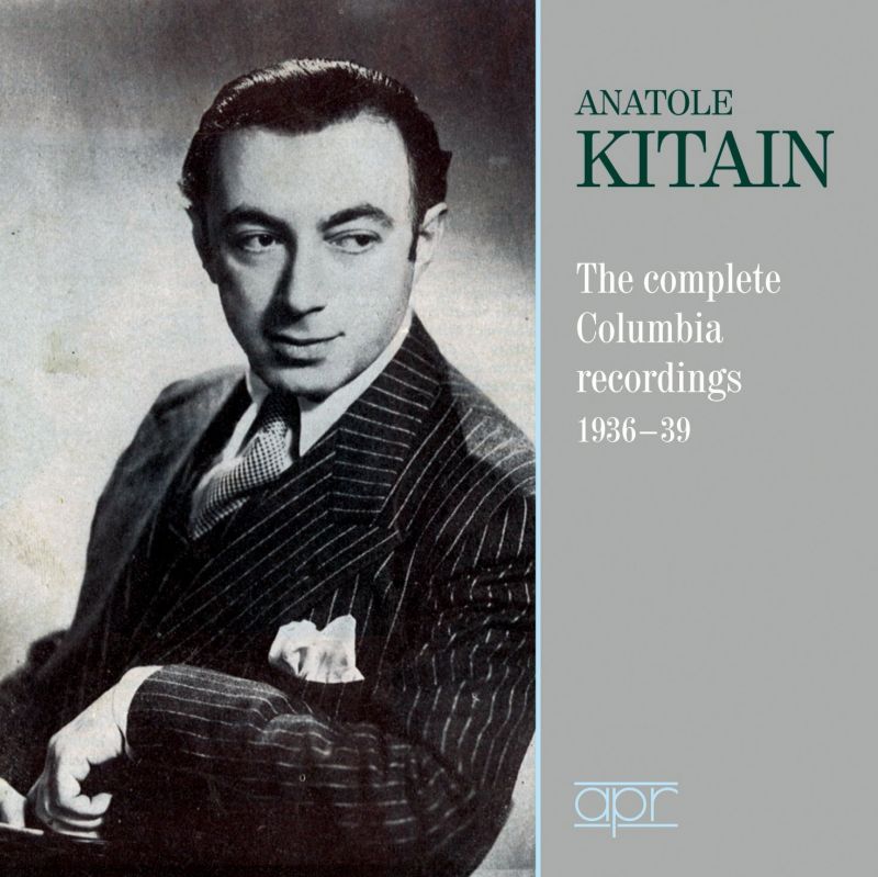 APR6017. Anatole Kitain: The Complete Columbia Recordings, 1936-39’ 